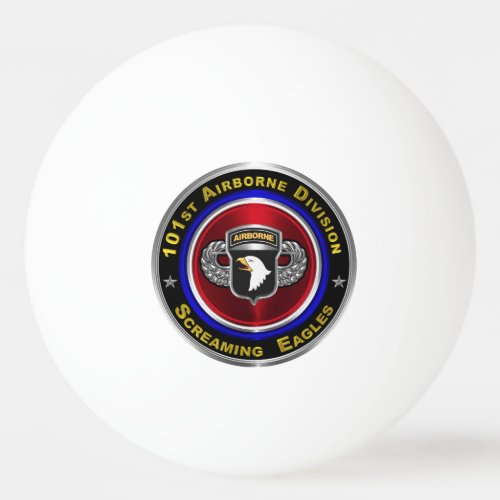 101st Airborne Division Screaming Eagles Ping Pong Ball