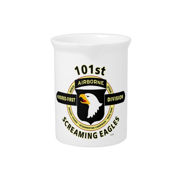 101ST AIRBORNE DIVISION "SCREAMING EAGLES" PITCHER