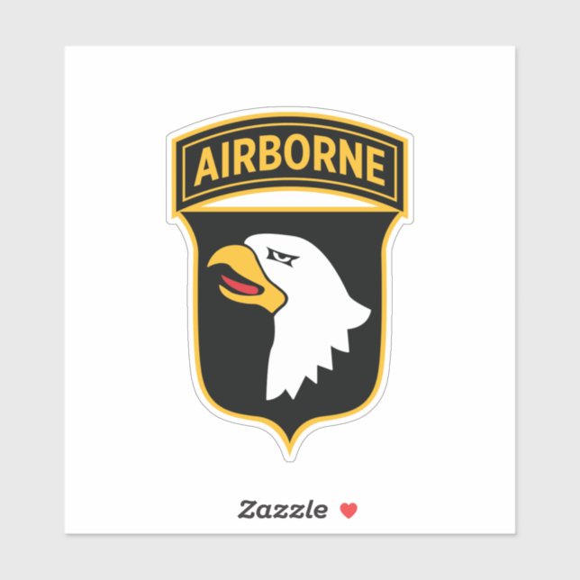 101st Airborne Division Screaming Eagles Sticker (Sheet)