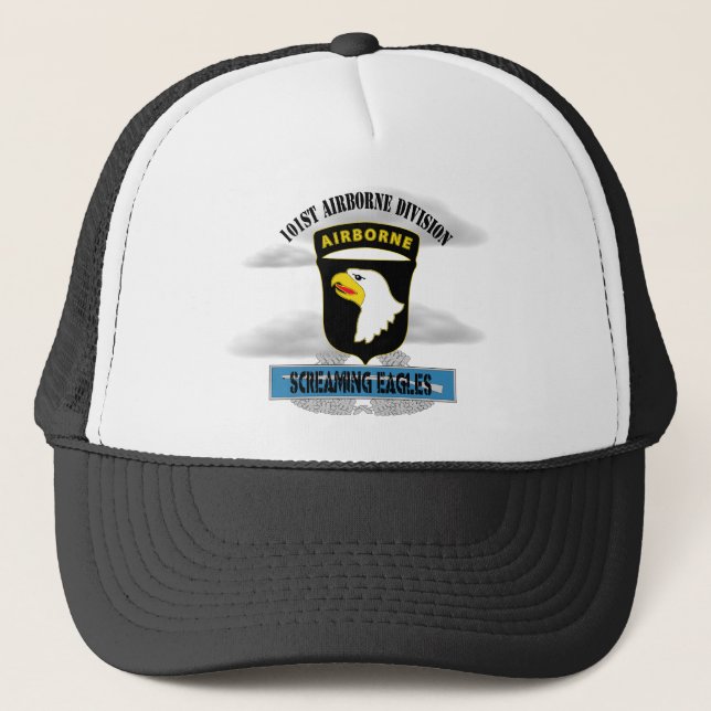 101st Airborne Division "Screaming Eagles" Trucker Hat (Front)