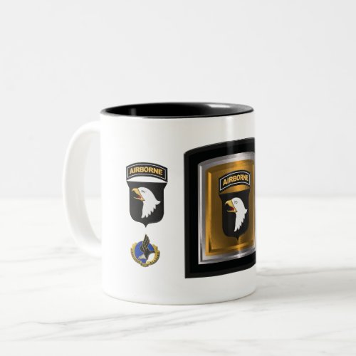 101st Airborne Division Screaming Eagles Two_Tone Coffee Mug