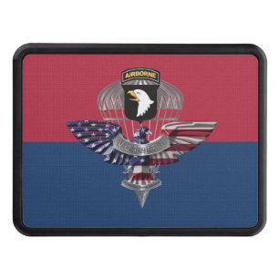 101st Airborne Division “Screaming Eagles” Veteran Hitch Cover