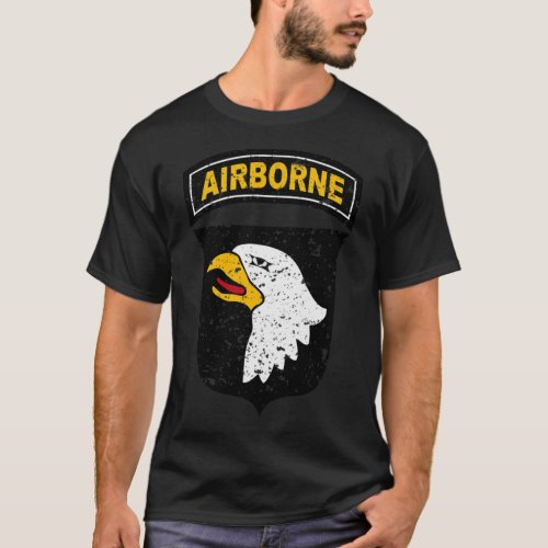 101st Airborne Division Screaming Eagles Veterans T_Shirt