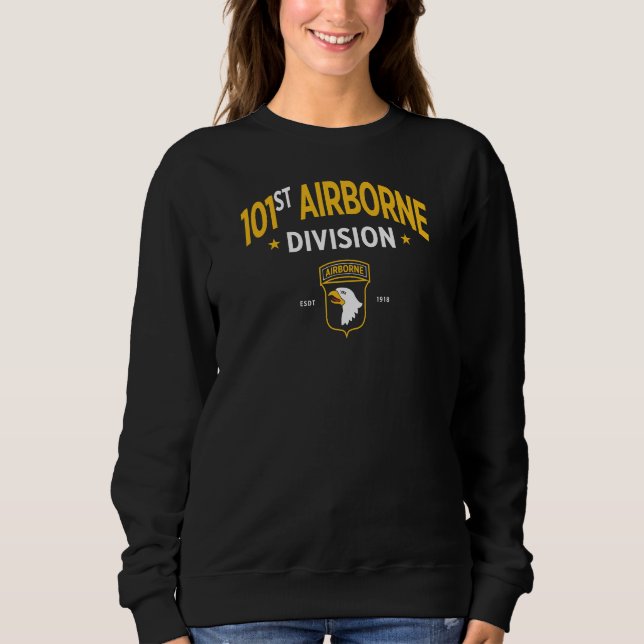 101st Airborne Division "Screaming Eagles" Women Sweatshirt (Front)