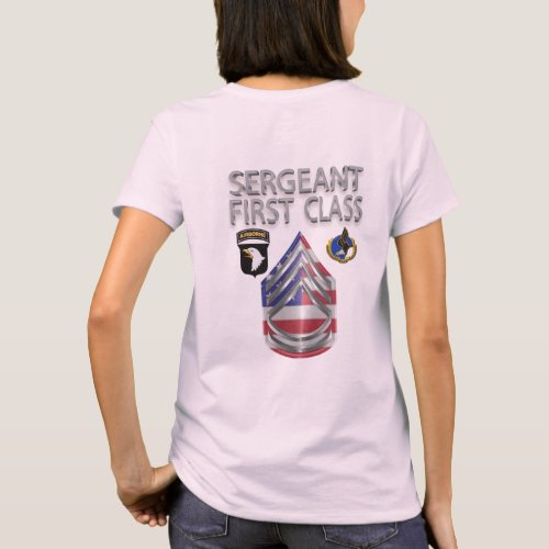 101st Airborne Division Sergeant First Class T_Shirt