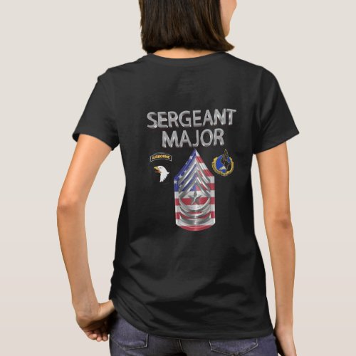 101st Airborne Division Sergeant Major âœSGMâ T_Shirt