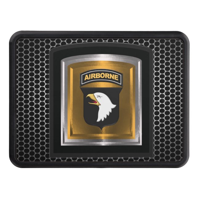 101st Airborne Division Trailer Hitch Cover (Front)