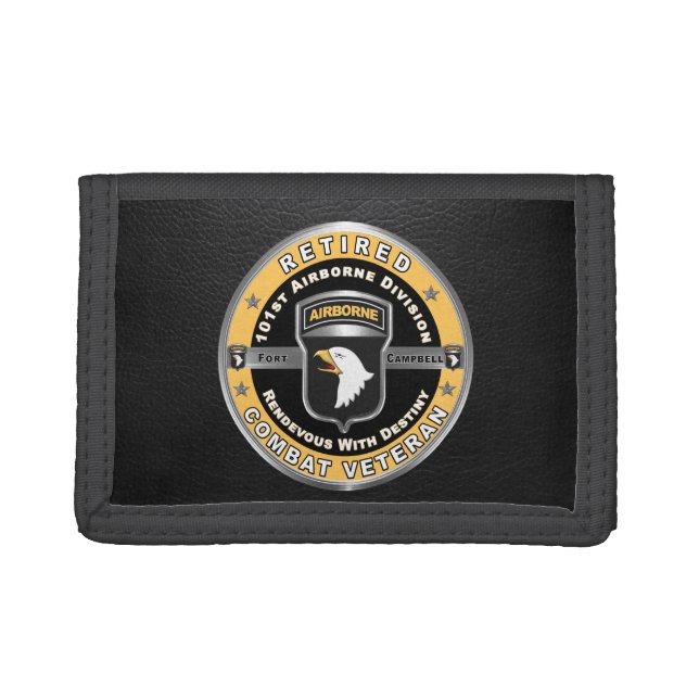101st Airborne Division  Trifold Wallet (Front)