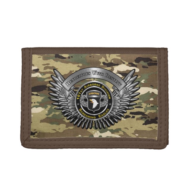 101st Airborne Division   Trifold Wallet (Front)