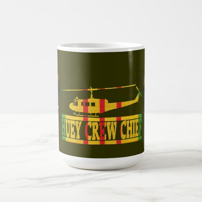 101st Airborne Division UH-1 Huey Crew Chief Mug (Center)