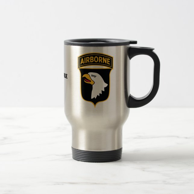 101st Airborne Division - United States Military Travel Mug (Right)