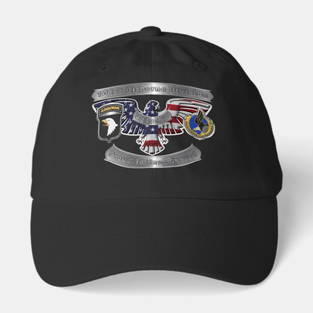 101st Airborne Division Veteran  Hat (Front)