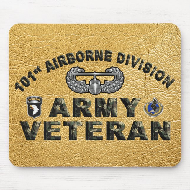 101st Airborne Division  Veteran Mouse Pad (Front)