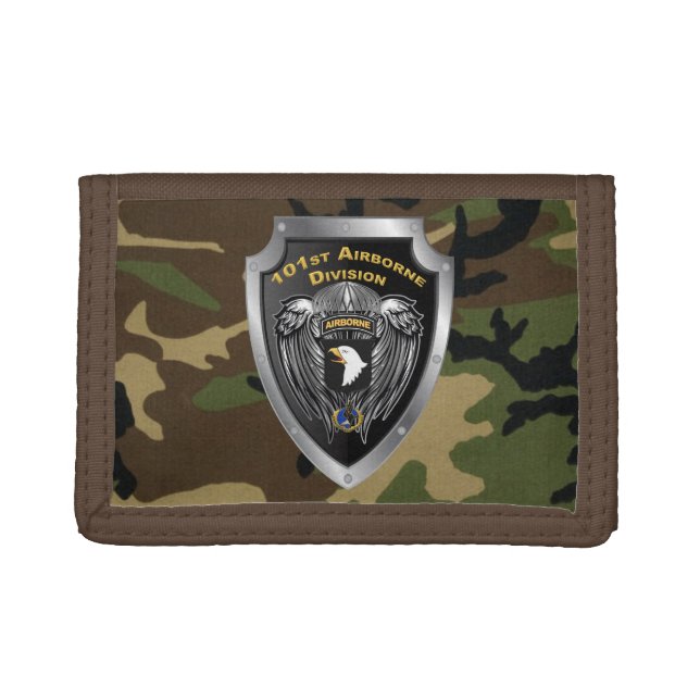 101st Airborne Division Veteran Tri-fold Wallet (Front)