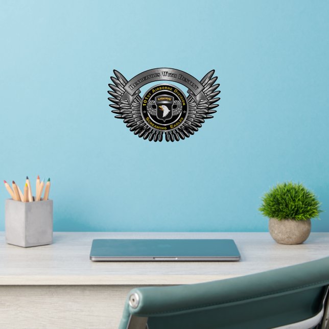 101st Airborne Division Veteran  Wall Decal (Home Office 2)