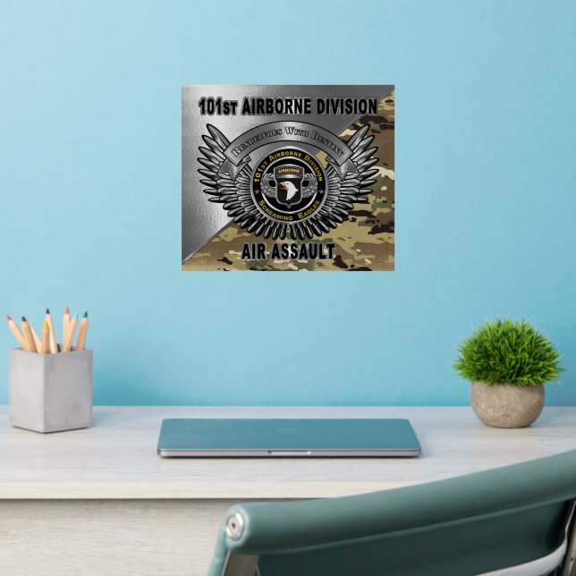 101st Airborne Division Veteran  Wall Decal (Home Office 2)