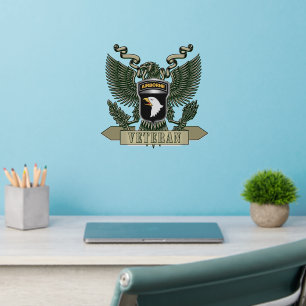 101st Airborne Division Veteran Wall Decal