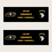 101st airborne division vets son mom bookmarkers (Front & Back)