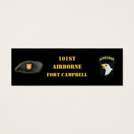 101st airborne division vets son mom bookmarkers (Front)
