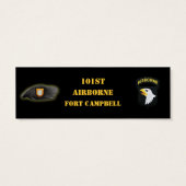 101st airborne division vets son mom bookmarkers (Back)