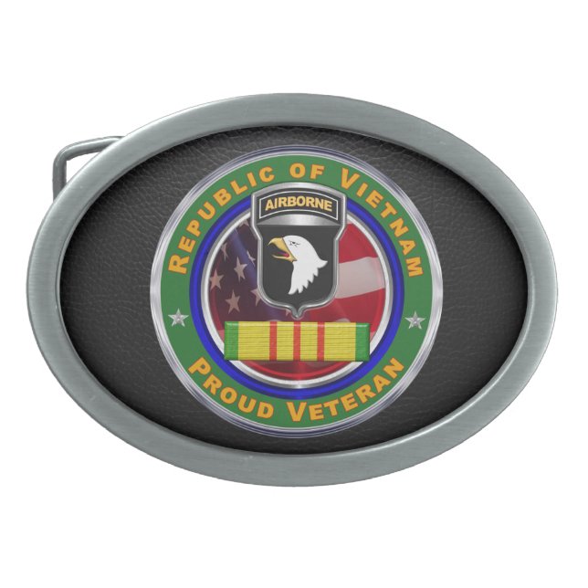 101st Airborne Division Vietnam Belt Buckle (Front)