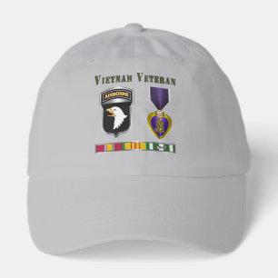 101st Airborne Division Vietnam Purple Heart Hat