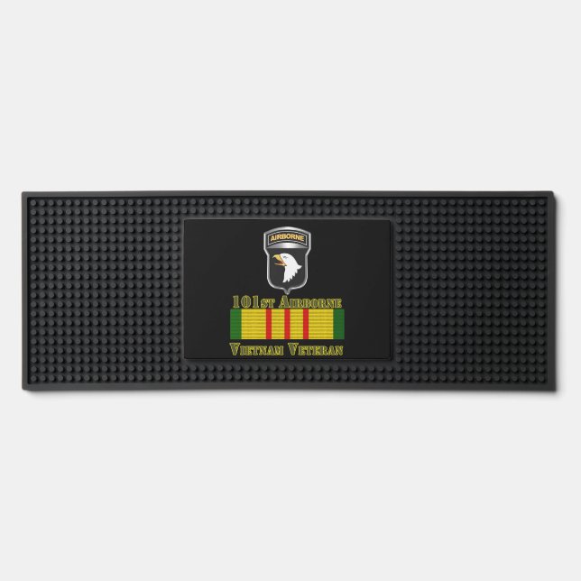 101st Airborne Division Vietnam Veteran Bar Mat (Front)