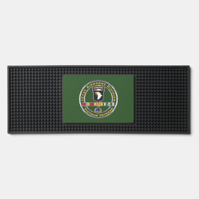 101st Airborne Division Vietnam Veteran Bar Mat (Front)