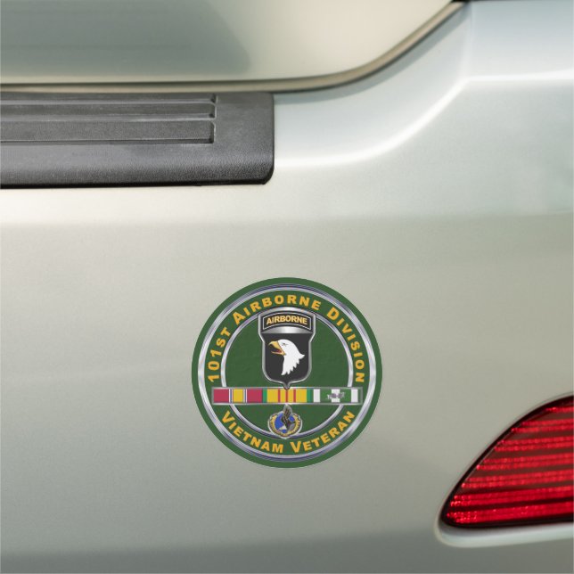 101st Airborne Division Vietnam Veteran  Car Magnet (In Situ)