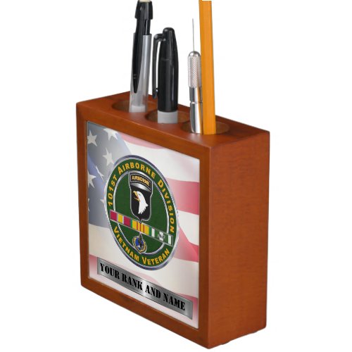 101st Airborne Division Vietnam Veteran Desk Organizer