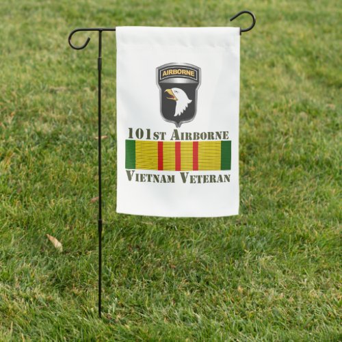 101st  Airborne Division Vietnam Veteran Garden Fl Garden Flag