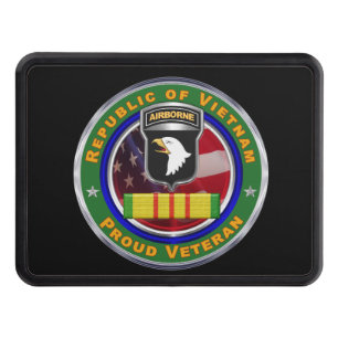 101st Airborne Division Vietnam Veteran  Hitch Cov Cover