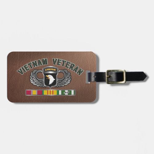 101st Airborne Division Vietnam Veteran  Luggage Tag