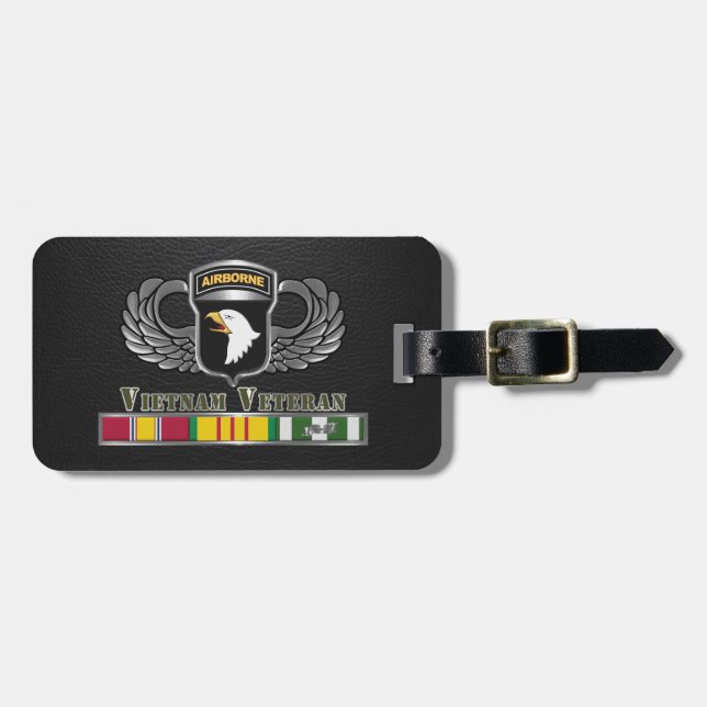 101st Airborne Division Vietnam Veteran Luggage Tag (Front Horizontal)