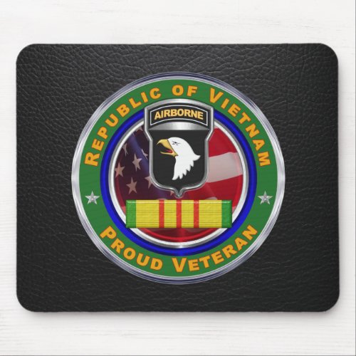 101st Airborne Division Vietnam Veteran Mouse Pad