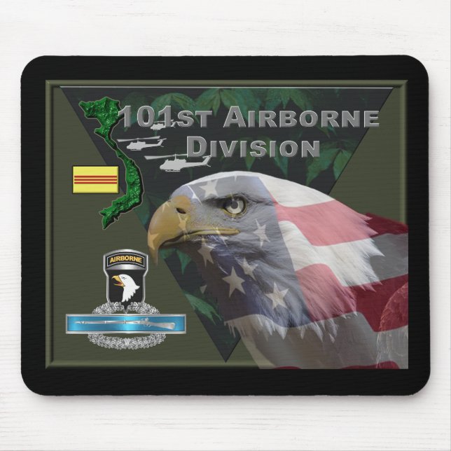 101st Airborne Division Vietnam Veteran Mouse Pad (Front)