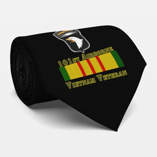 101st Airborne Division  Vietnam Veteran  Neck Tie (Rolled)