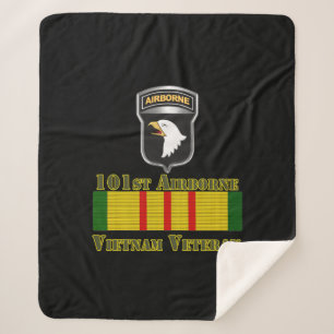 101st Airborne Division Vietnam Veteran Sherpa Blanket