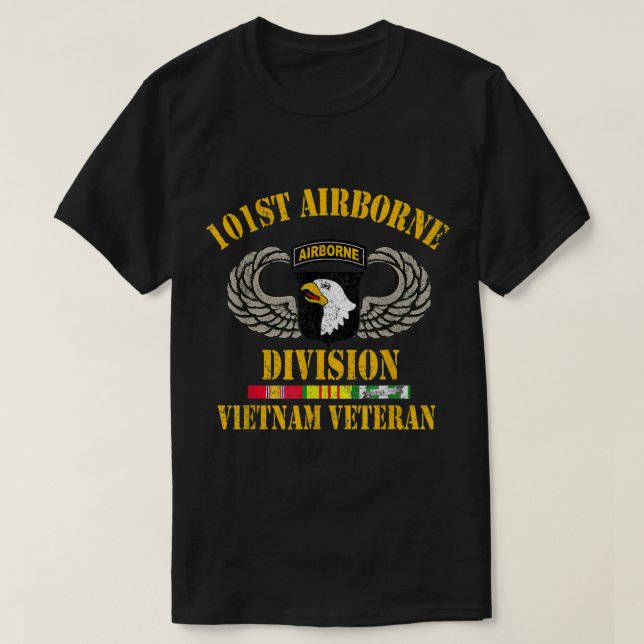 101st Airborne Division Vietnam Veteran T-Shirt (Design Front)