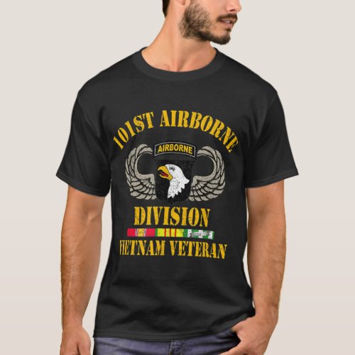 101st Airborne Division Vietnam Veteran T_Shirt