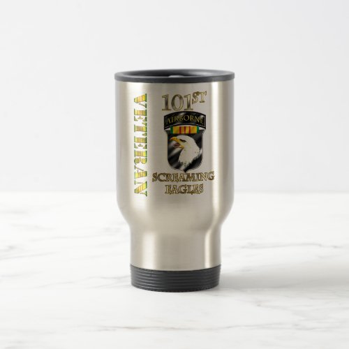 101st Airborne Division Vietnam Veteran Travel Mug