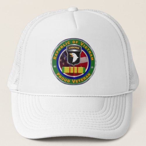 101st Airborne Division Vietnam Veteran Trucker Hat