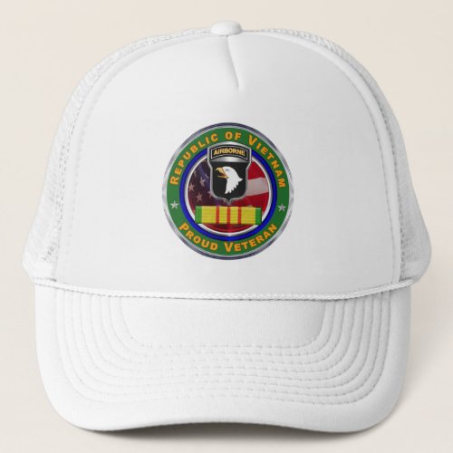 101st Airborne Division Vietnam Veteran   Trucker Hat