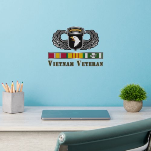 101st Airborne Division Vietnam Veteran  Wall Decal