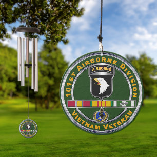 101ST Airborne Division Vietnam Veteran Wind Chime