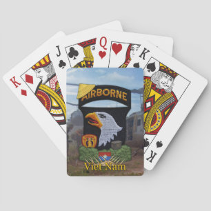 101st airborne division vietnam veterans poker Car Cards