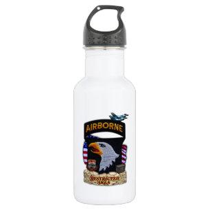 101st airborne division war veterans vets water Bo Stainless Steel Water Bottle