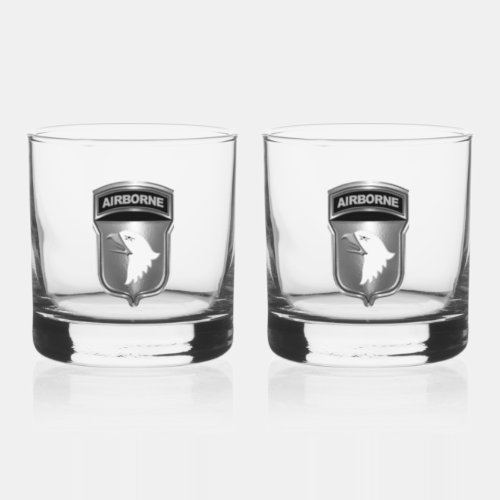 101st Airborne Division  Whiskey Glass