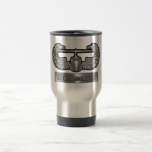101st Airborne Division White Traveler Travel Mug