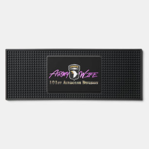 101st Airborne Division Wife Bar Mat